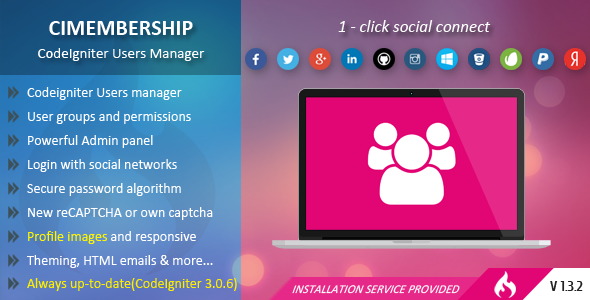 CI Membership – CodeIgniter Membership Script v1.3.2 released